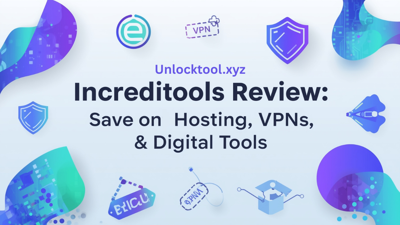 Increditools review featured image showing hosting, VPN, and digital tools discounts